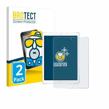 Vorderseite einer Produktverpackung mit dem Markenlogo BROTECT. Daneben ist das Gerät Apple iPad Pro 10.5
