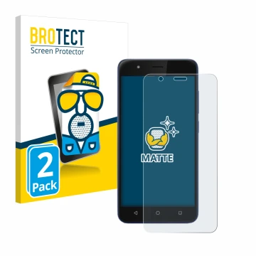 Vorderseite einer Produktverpackung mit dem Markenlogo BROTECT. Daneben ist das Gerät Gigaset GS270 mit dem zugehörigen Displa