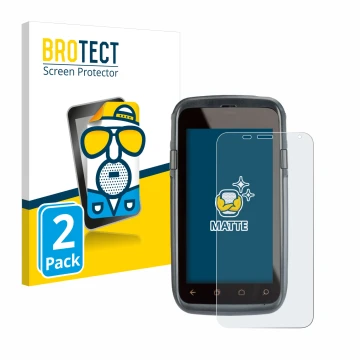 Vorderseite einer Produktverpackung mit dem Markenlogo BROTECT. Daneben ist das Gerät Honeywell Dolphin CT60 mit dem zugehörig