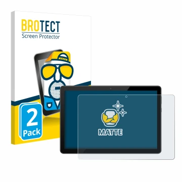 Vorderseite einer Produktverpackung mit dem Markenlogo BROTECT. Daneben ist das Gerät Huawei MediaPad T5 10 mit dem zugehörige