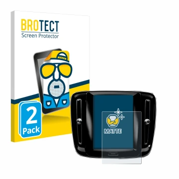 Vorderseite einer Produktverpackung mit dem Markenlogo BROTECT. Daneben ist das Gerät Volvo XC40 Sensus Connect 8.7