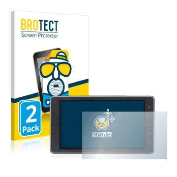 Vorderseite einer Produktverpackung mit dem Markenlogo BROTECT. Daneben ist das Gerät DJI Crystalsky (5.5