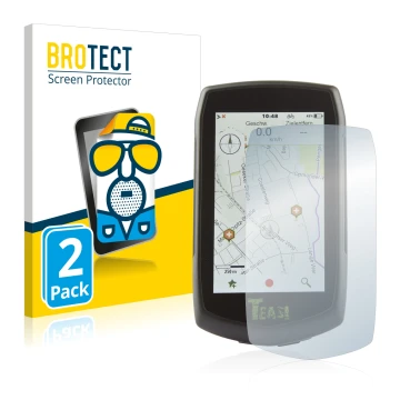 Vorderseite einer Produktverpackung mit dem Markenlogo BROTECT. Daneben ist das Gerät A-Rival Teasi One4 mit dem zugehörigen D