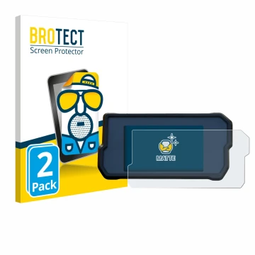 Vorderseite einer Produktverpackung mit dem Markenlogo BROTECT. Daneben ist das Gerät KTM 390 Duke 2017 mit dem zugehörigen Di