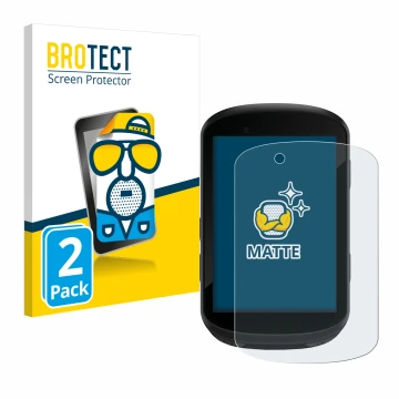 Vorderseite einer Produktverpackung mit dem Markenlogo BROTECT. Daneben ist das Gerät Garmin Edge 830 mit dem zugehörigen Disp
