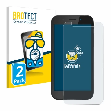 Vorderseite einer Produktverpackung mit dem Markenlogo BROTECT. Daneben ist das Gerät Shiftphones Shift5me mit dem zugehörigen