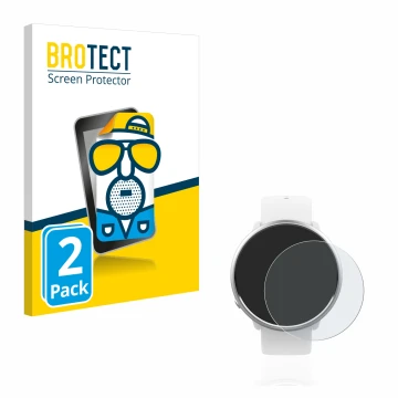 Vorderseite einer Produktverpackung mit dem Markenlogo BROTECT. Daneben ist das Gerät Polar Ignite mit dem zugehörigen Display