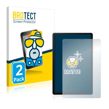 Vorderseite einer Produktverpackung mit dem Markenlogo BROTECT. Daneben ist das Gerät Samsung Galaxy Tab S6 WiFi 2019 mit dem 