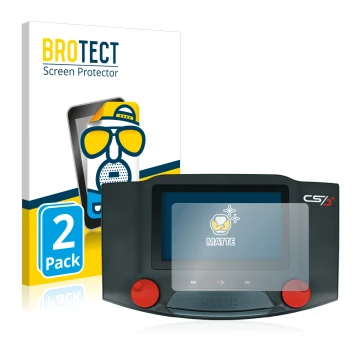 Vorderseite einer Produktverpackung mit dem Markenlogo BROTECT. Daneben ist das Gerät Märklin Central Station 3 Plus mit dem z