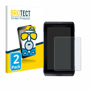 Vorderseite einer Produktverpackung mit dem Markenlogo BROTECT. Daneben ist das Gerät Atomos Shogun 7 mit dem zugehörigen Disp