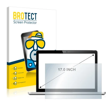 Vorderseite einer Produktverpackung mit dem Markenlogo BROTECT. Daneben ist das Gerät mit dem zugehörigen Displayschutz abgebi