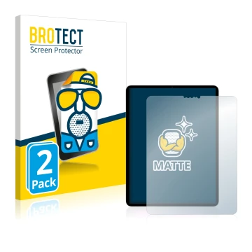 Vorderseite einer Produktverpackung mit dem Markenlogo BROTECT. Daneben ist das Gerät Apple iPad Pro 11