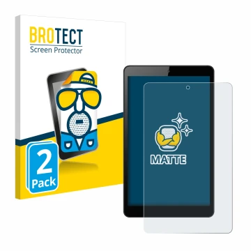 Vorderseite einer Produktverpackung mit dem Markenlogo BROTECT. Daneben ist das Gerät Huawei MediaPad M5 Lite 8