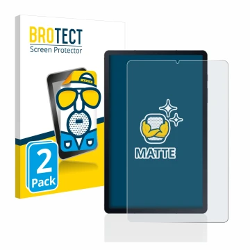 Vorderseite einer Produktverpackung mit dem Markenlogo BROTECT. Daneben ist das Gerät Samsung Galaxy Tab S6 Lite WiFi 2020 mit