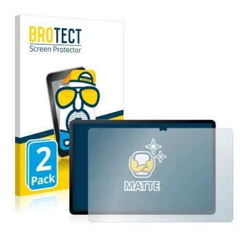 Vorderseite einer Produktverpackung mit dem Markenlogo BROTECT. Daneben ist das Gerät Samsung Galaxy Tab S7 Plus WiFi 2020 mit