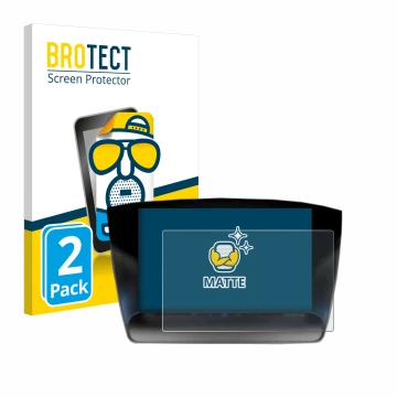 Vorderseite einer Produktverpackung mit dem Markenlogo BROTECT. Daneben ist das Gerät Ford Edge 2015-2019 SYNC 2 8