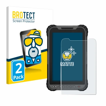 Vorderseite einer Produktverpackung mit dem Markenlogo BROTECT. Daneben ist das Gerät GeoMax Zenius 800 mit dem zugehörigen Di