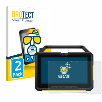 Vorderseite einer Produktverpackung mit dem Markenlogo BROTECT. Daneben ist das Gerät Dell Latitude 7220 mit dem zugehörigen D