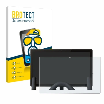 Vorderseite einer Produktverpackung mit dem Markenlogo BROTECT. Daneben ist das Gerät Peloton Bike mit dem zugehörigen Display