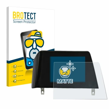 Vorderseite einer Produktverpackung mit dem Markenlogo BROTECT. Daneben ist das Gerät BMW 3 G21 2020 Infotainment System (Trap