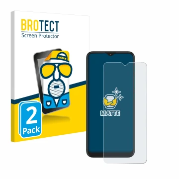 Vorderseite einer Produktverpackung mit dem Markenlogo BROTECT. Daneben ist das Gerät Motorola Moto G9 Play mit dem zugehörige