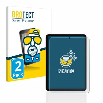 Vorderseite einer Produktverpackung mit dem Markenlogo BROTECT. Daneben ist das Gerät Apple iPad Air 4 WiFi 2020 (4. Gen.) mit