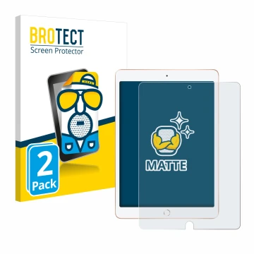 Vorderseite einer Produktverpackung mit dem Markenlogo BROTECT. Daneben ist das Gerät Apple iPad 10.2