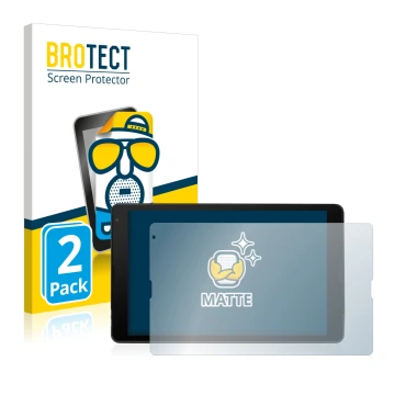 Vorderseite einer Produktverpackung mit dem Markenlogo BROTECT. Daneben ist das Gerät MEDION Lifetab E10420 mit dem zugehörige