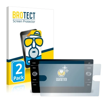 Vorderseite einer Produktverpackung mit dem Markenlogo BROTECT. Daneben ist das Gerät Volkswagen Tiguan R-Line TDI 2020 Discov