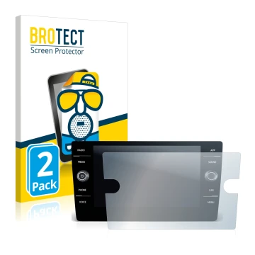 Vorderseite einer Produktverpackung mit dem Markenlogo BROTECT. Daneben ist das Gerät Volkswagen T-Roc Cabriolet Style TSI 202