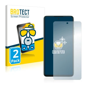 Vorderseite einer Produktverpackung mit dem Markenlogo BROTECT. Daneben ist das Gerät Samsung Galaxy A52 mit dem zugehörigen D