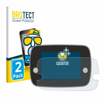 Vorderseite einer Produktverpackung mit dem Markenlogo BROTECT. Daneben ist das Gerät Fiat 500 Series 8 2020 Uconnect 7