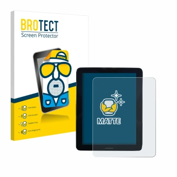 Vorderseite einer Produktverpackung mit dem Markenlogo BROTECT. Daneben ist das Gerät Volvo Polestar 2 2021 Infotainment Syste