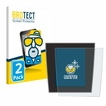 Vorderseite einer Produktverpackung mit dem Markenlogo BROTECT. Daneben ist das Gerät Porsche Taycan 2021 Infotainment System 