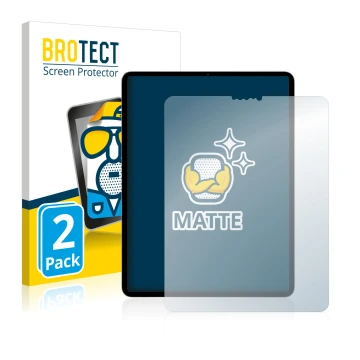 Vorderseite einer Produktverpackung mit dem Markenlogo BROTECT. Daneben ist das Gerät Apple iPad Pro 11