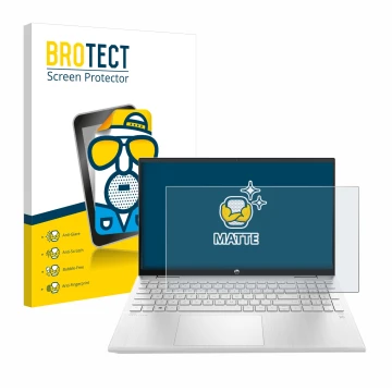 Vorderseite einer Produktverpackung mit dem Markenlogo BROTECT. Daneben ist das Gerät HP ProBook 440 G8 mit dem zugehörigen Di