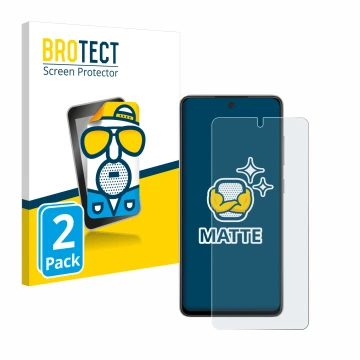 Vorderseite einer Produktverpackung mit dem Markenlogo BROTECT. Daneben ist das Gerät Samsung Galaxy A52s 5G mit dem zugehörig