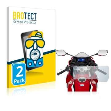 Vorderseite einer Produktverpackung mit dem Markenlogo BROTECT. Daneben ist das Gerät Honda CBR650R 2019-2021 mit dem zugehöri