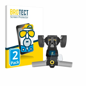 Vorderseite einer Produktverpackung mit dem Markenlogo BROTECT. Daneben ist das Gerät PowaKaddy CT6 GPS mit dem zugehörigen Di