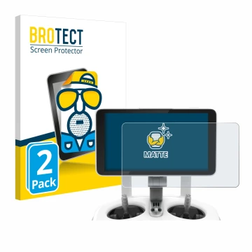 Vorderseite einer Produktverpackung mit dem Markenlogo BROTECT. Daneben ist das Gerät DJI Phantom 4 Pro+/Adv+ 5.5