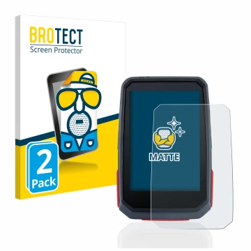 Vorderseite einer Produktverpackung mit dem Markenlogo BROTECT. Daneben ist das Gerät Sigma ROX 4.0 mit dem zugehörigen Displa