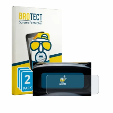 Vorderseite einer Produktverpackung mit dem Markenlogo BROTECT. Daneben ist das Gerät Hyundai i20 BC3 2021 Cockpit mit dem zug