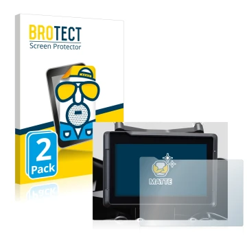 Vorderseite einer Produktverpackung mit dem Markenlogo BROTECT. Daneben ist das Gerät KTM 1290 Super Duke GT 2022 TFT 7