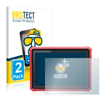 Vorderseite einer Produktverpackung mit dem Markenlogo BROTECT. Daneben ist das Gerät Launch X-431 Pro 5 mit dem zugehörigen D