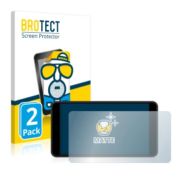 Vorderseite einer Produktverpackung mit dem Markenlogo BROTECT. Daneben ist das Gerät Portkeys PT5 II mit dem zugehörigen Disp