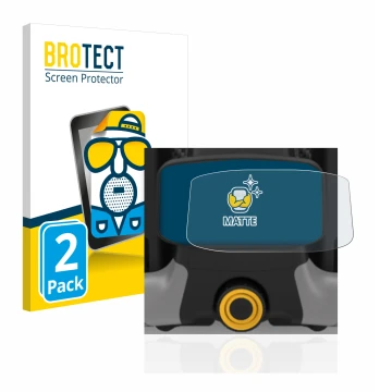 Vorderseite einer Produktverpackung mit dem Markenlogo BROTECT. Daneben ist das Gerät PowaKaddy CT8 mit dem zugehörigen Displa