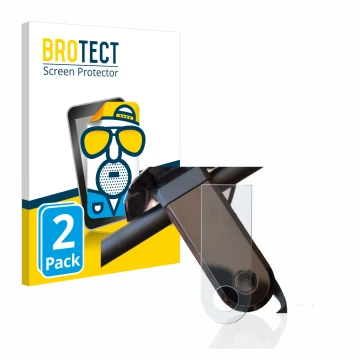 Vorderseite einer Produktverpackung mit dem Markenlogo BROTECT. Daneben ist das Gerät NIU KQi3 Sport mit dem zugehörigen Displ