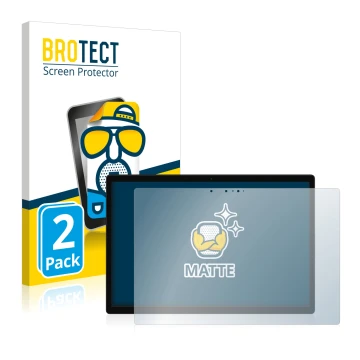 Vorderseite einer Produktverpackung mit dem Markenlogo BROTECT. Daneben ist das Gerät Xiaomi Book S 12.4