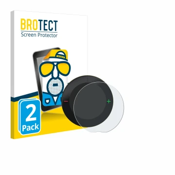 Vorderseite einer Produktverpackung mit dem Markenlogo BROTECT. Daneben ist das Gerät Beeline Velo 2 mit dem zugehörigen Displ