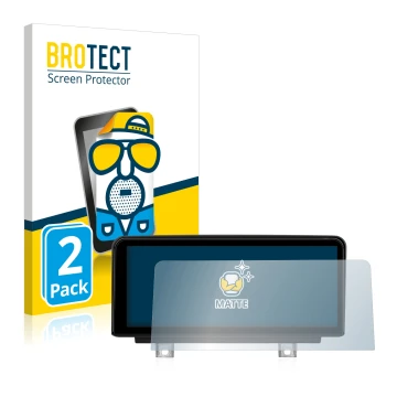 Vorderseite einer Produktverpackung mit dem Markenlogo BROTECT. Daneben ist das Gerät Koason BMW 3 Series 10.25